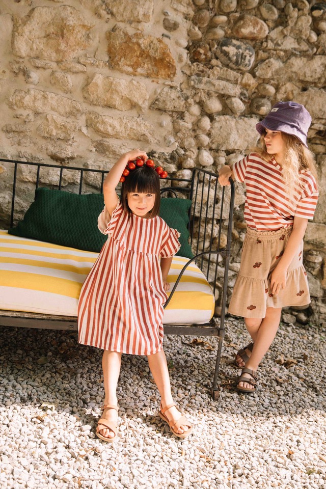【即納】Studio Boheme Paris DRESS COUSINE  /red stripe ♡まとめ