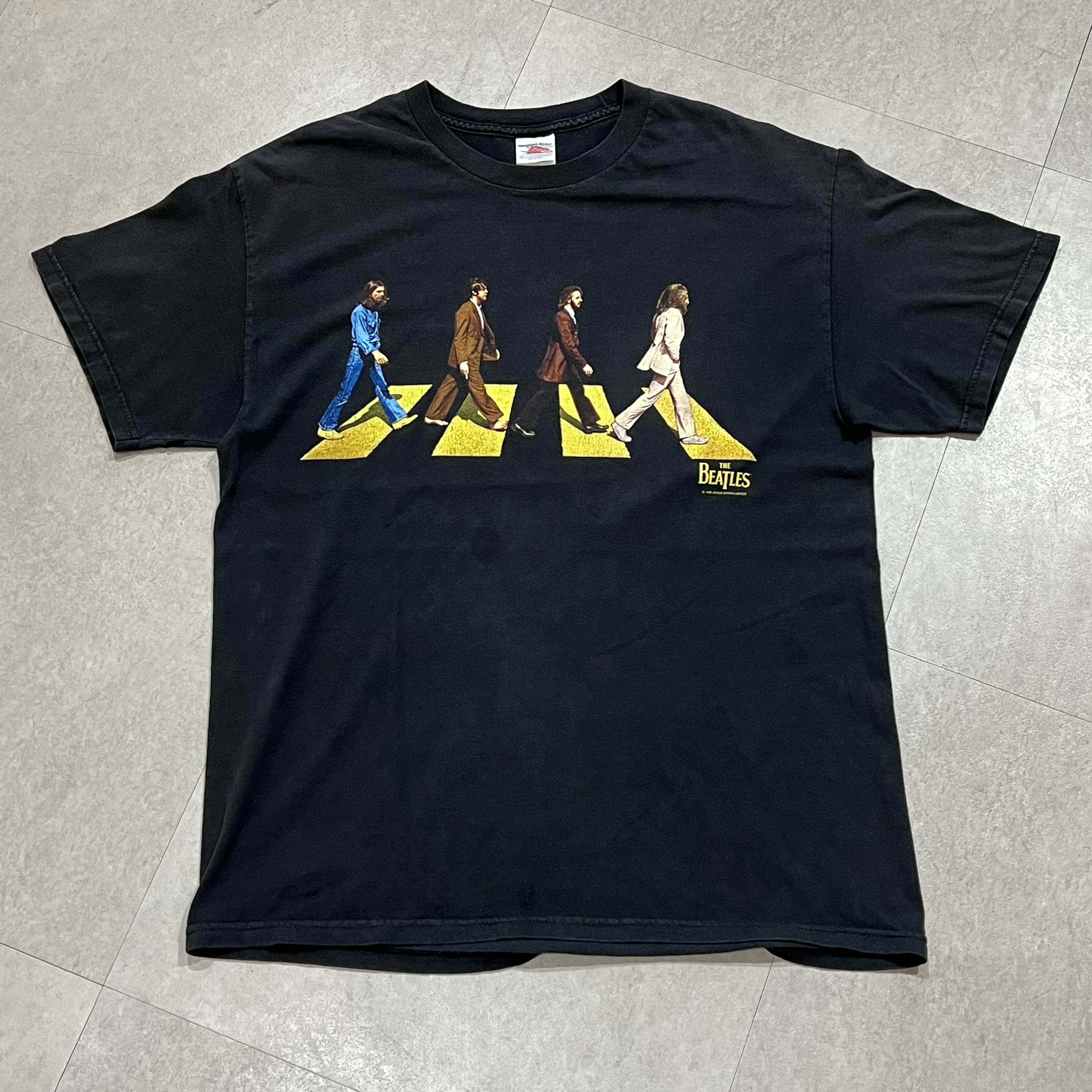 THE BEATLES ビートルズ 両面プリント バンドTシャツ バンT メンズL /eaa341522