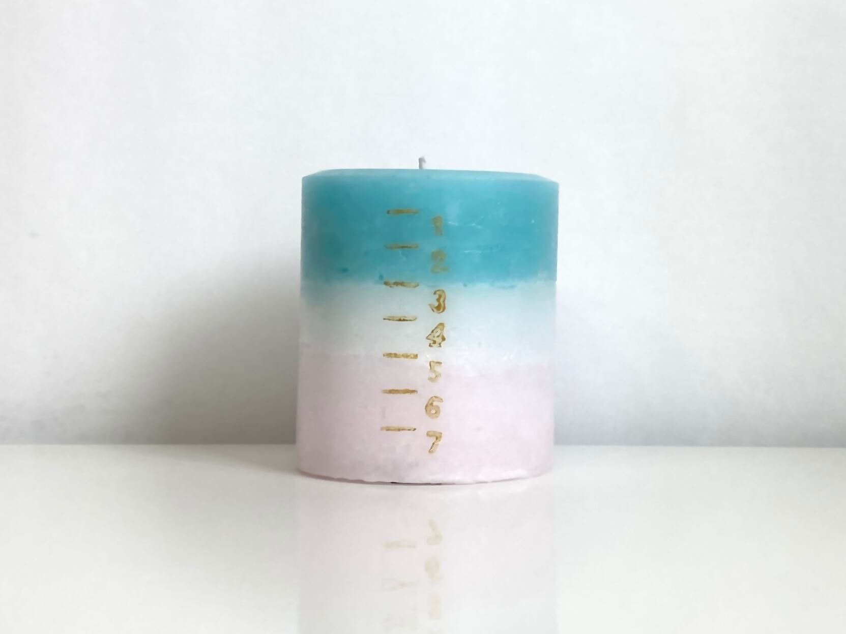 ナンバーキャンドル|筒形