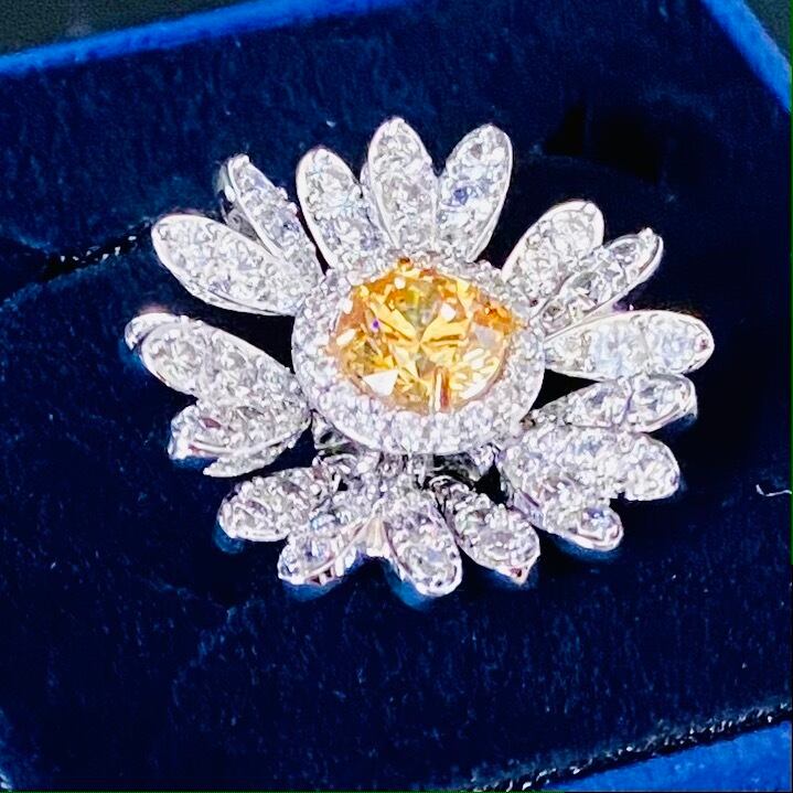 ☆新品☆スワロフスキー エターナルフラワー 指輪 エンゲージ リング