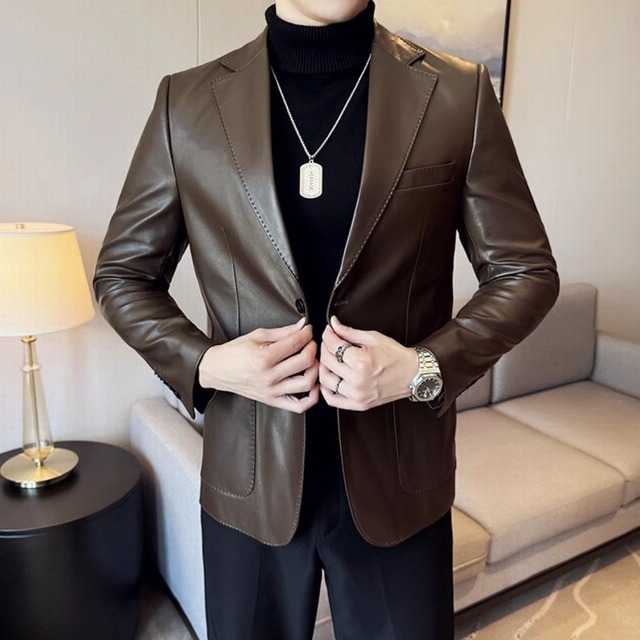 レザーテーラードジャケット  OJ0412