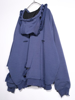 REMAKE / "carhartt" 肋骨 skull motif punk design zip-up foodie