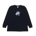 LC丨オフコートロングTシャツ CLAW MARKSロゴ(BLACK)