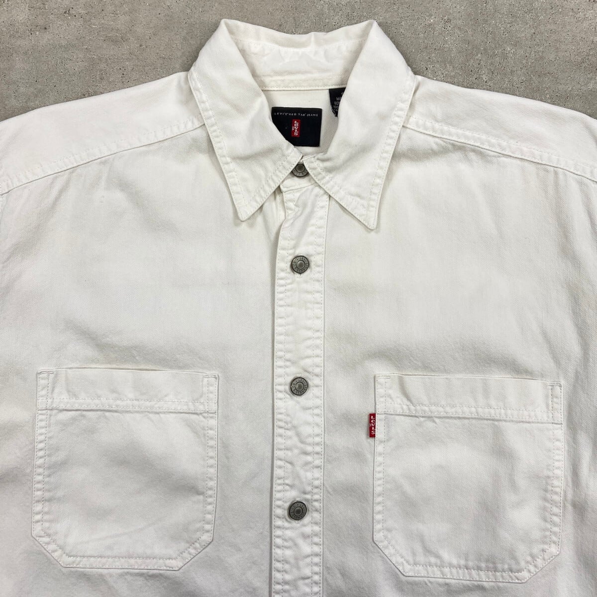 90~00年代 Levi's リーバイス ホワイトデニムシャツ メンズL~XL相当