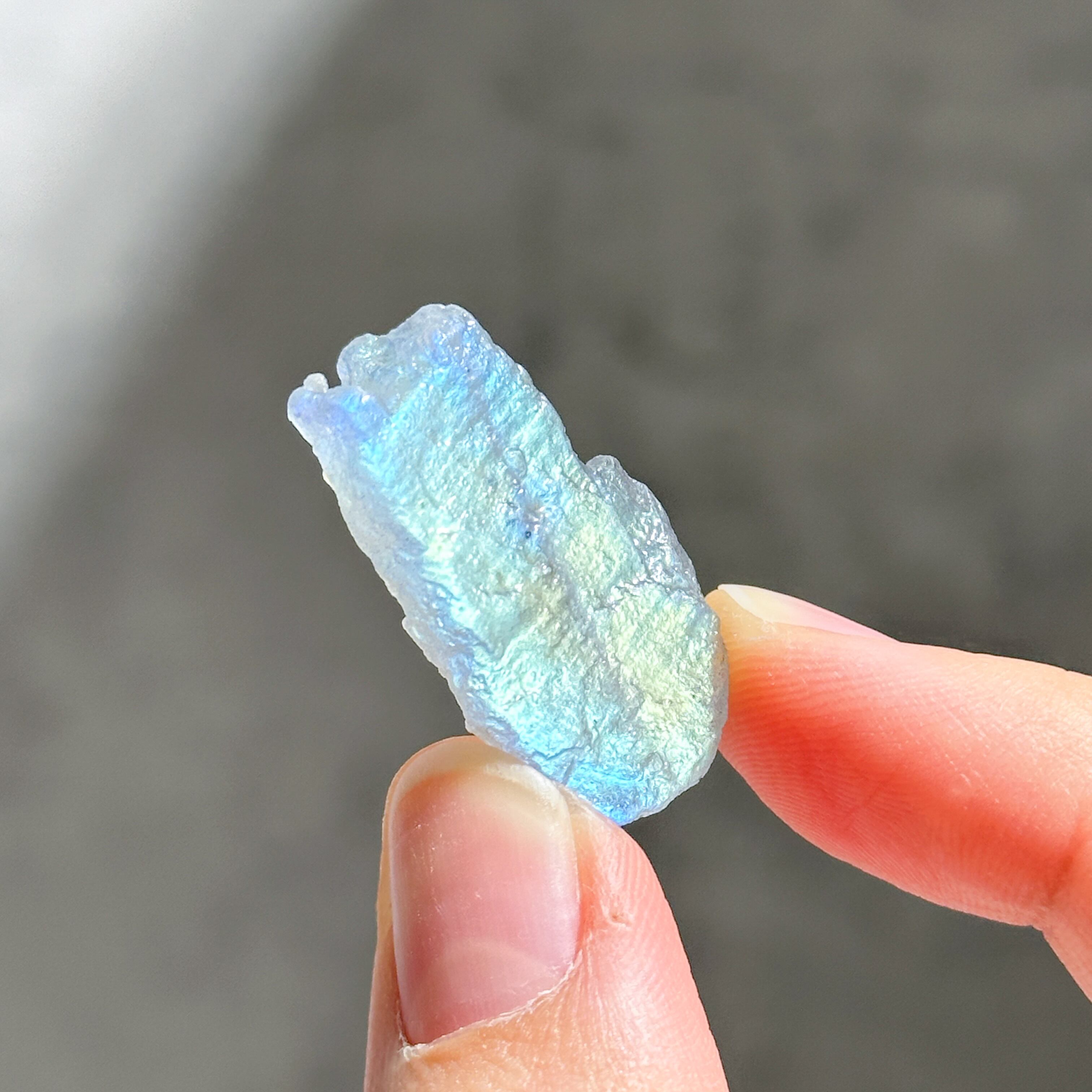 ホワイトラブラドライト 原石36◇ Labradorite ◇天然石・鉱物