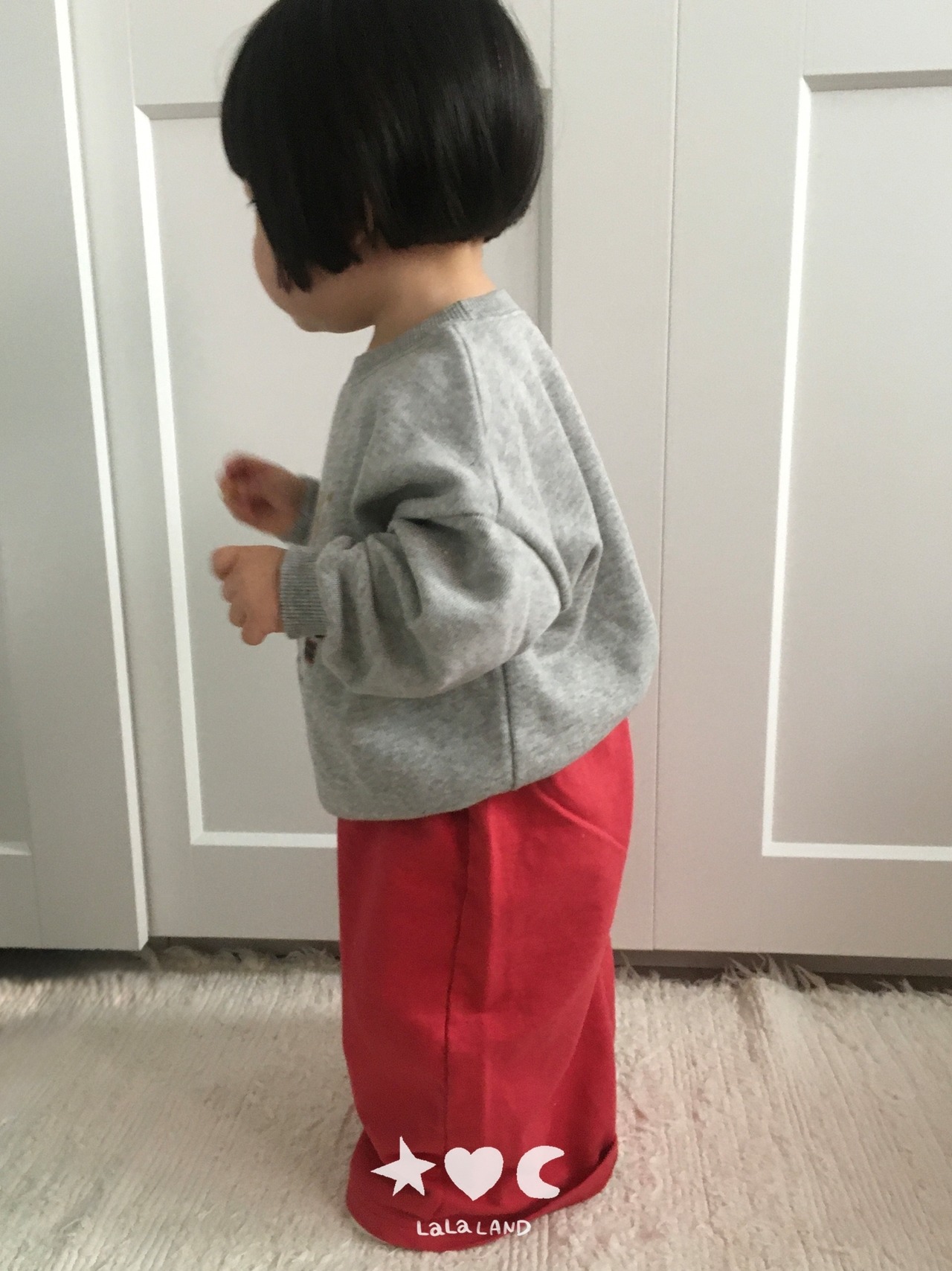 韓国子供服 / LALALAND / 26Autumn / ベベ グラム ワイドパンツ / 秋服 / ベビー *6M~18M*