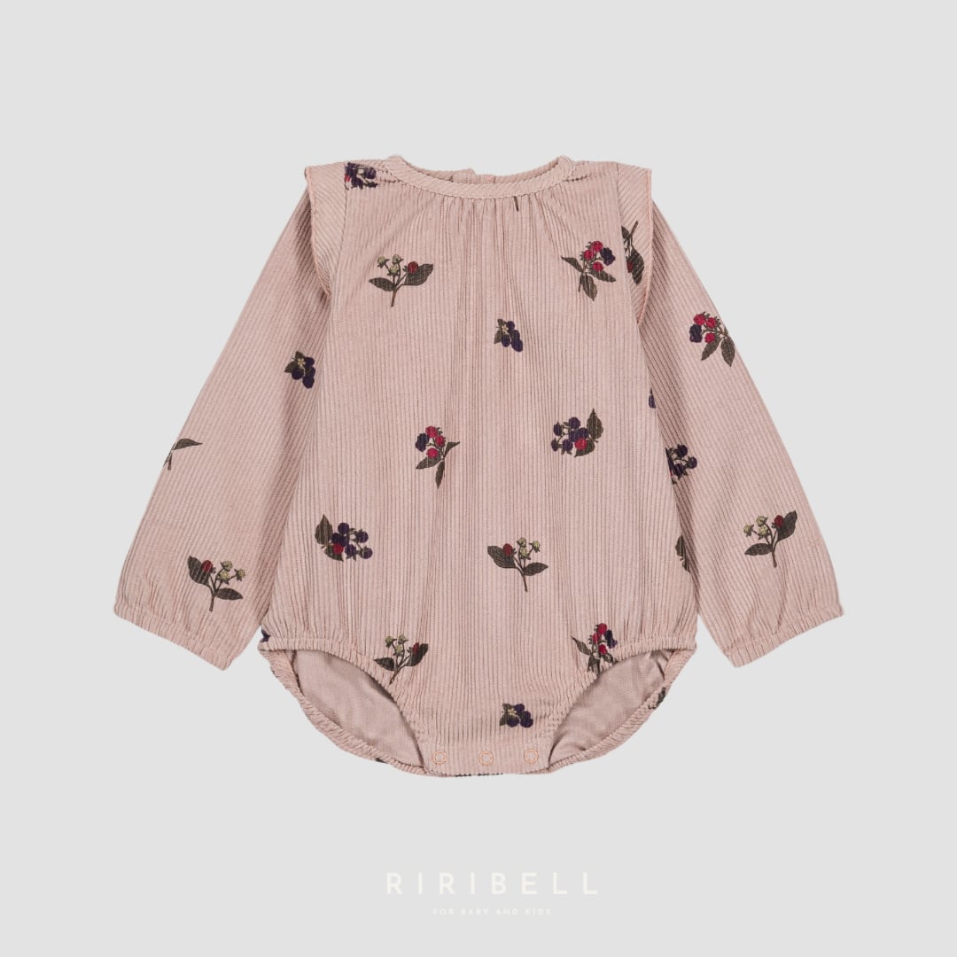 【STUDIO BOHEME】ESMÉE ROMPER - LIGHT MAUVE / BLACKBERRIES