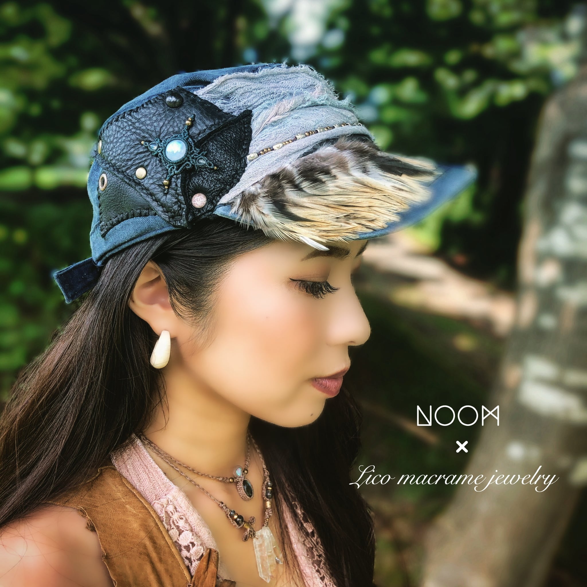 最終値下げ！NOOM×Lico macrame コラボキャップ NOOM×Lico macrame コラボキャップ 【公式通販】