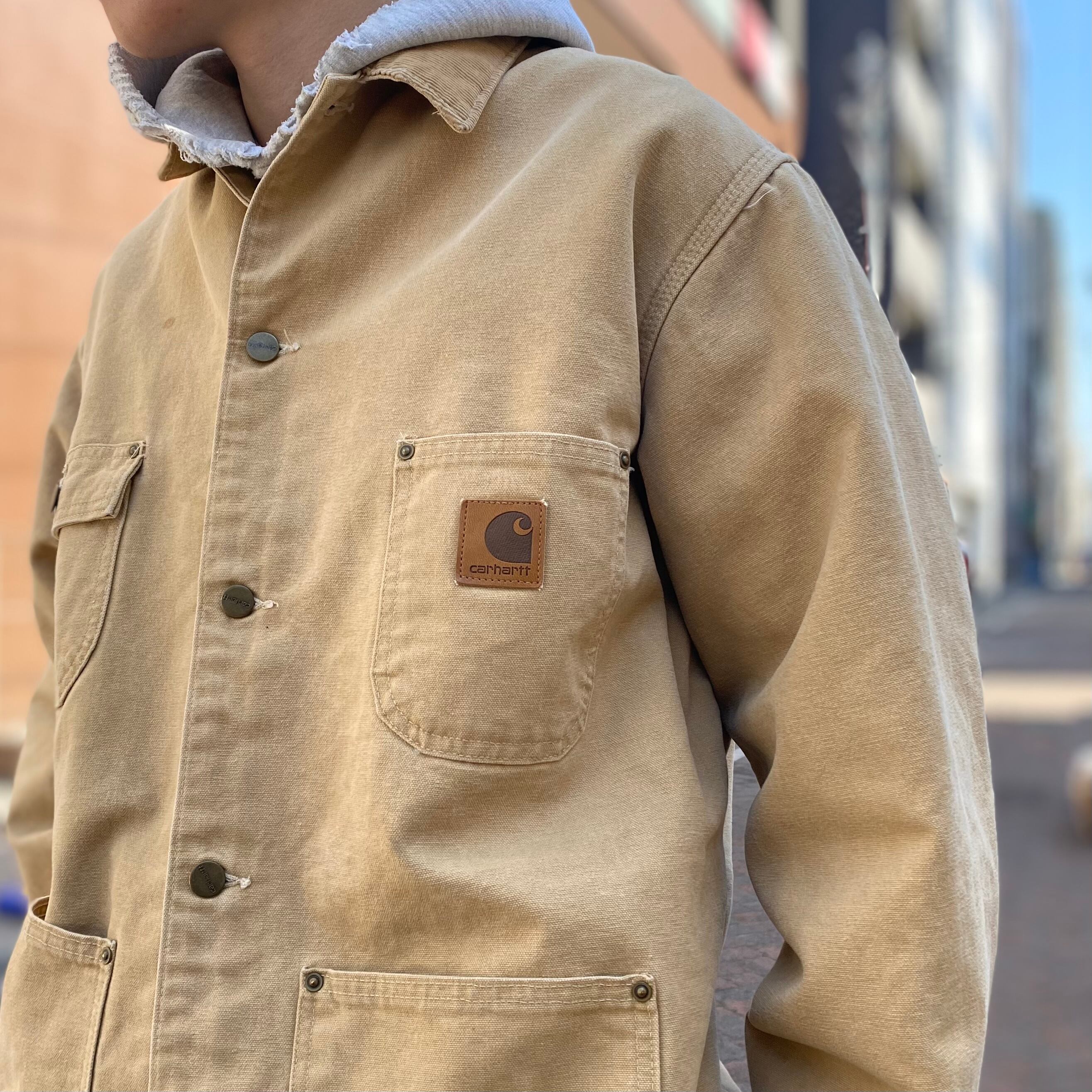 size:L【 Carhartt 】カーハート ミシガンチョアコート ワークジャケット ダックジャケット ベージュ 古着 古着屋 高円寺 ビンテージ | Slat_Albatross_Isla_Vintage size:L【 Carhartt 】カーハート ミシガンチョアコート ワークジャケット ダックジャケット ベージュ 古着 古着屋 高円寺 ビンテージ | Slat_Albatross_Isla_Vintage