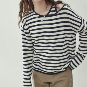 Off-the-shoulder sweater and tank top set S416