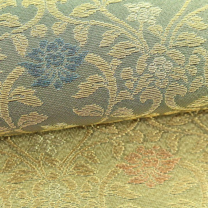 専用帯6778●紋屋井関謹製 綾綺織 井関宗䱊 高級 正絹 落款 六通 袋帯 貴重な作品【綾綺織】 西陣織の名門【紋屋井関】 エレガントな有職文様