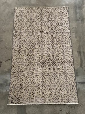 【送料込み】ヴィンテージ　トルコラグ　トルコ絨毯　ベージュ　 117x201　 TRB2412