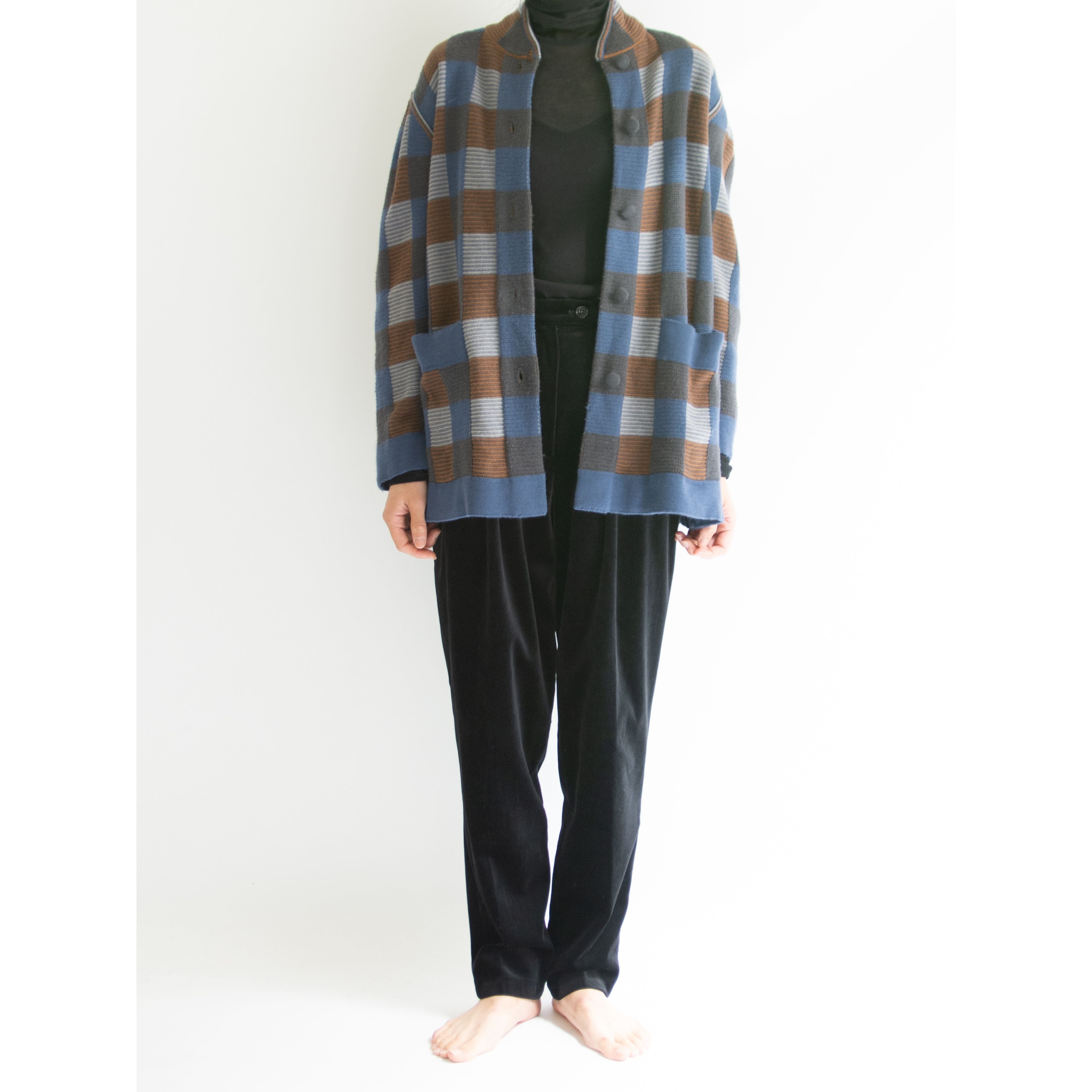 【McDavid】Made in West Germany 100% Cotton Velvet 2tuck Pants（西ドイツ製 コットンベルベット ツータックパンツ）