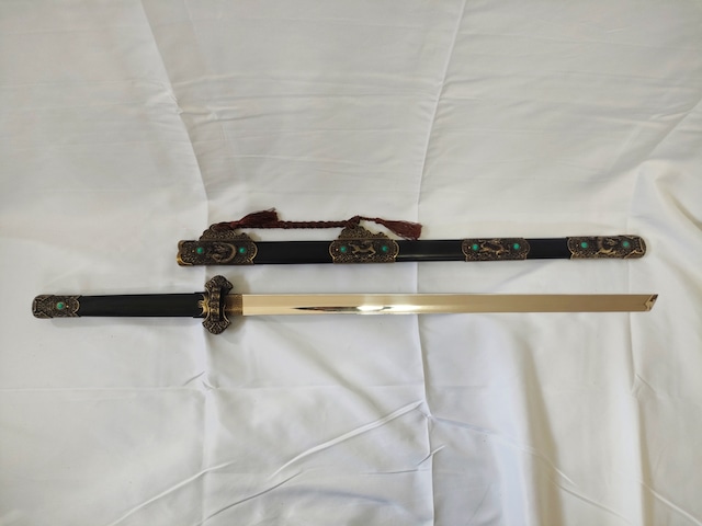 金麒麟装唐大刀 アルミ合金刀身 模造刀 中国剣 古代日本刀