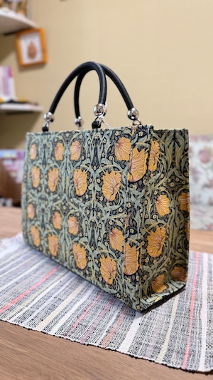 オリジナル友禅バッグ〈モリス・花柄〉 オリジナル友禅バッグ〈モリス・花柄〉