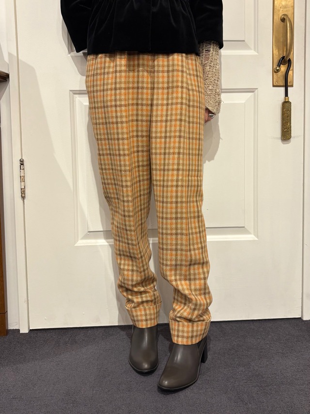 Christian Dior / vintage check  pants.