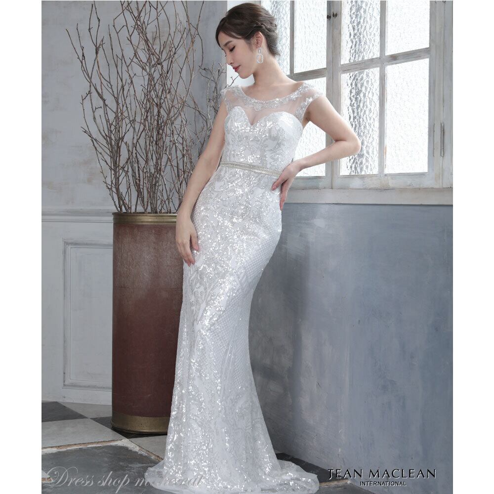 【IRMA JEAN MACLEAN】【即納】ロングドレス/スパンコールレース/LongDress【91623】