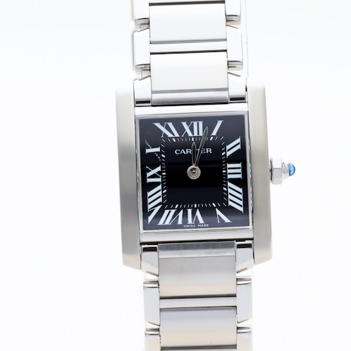 【アジア限定品】カルティエ タンクフランセーズ SM 黒文字盤