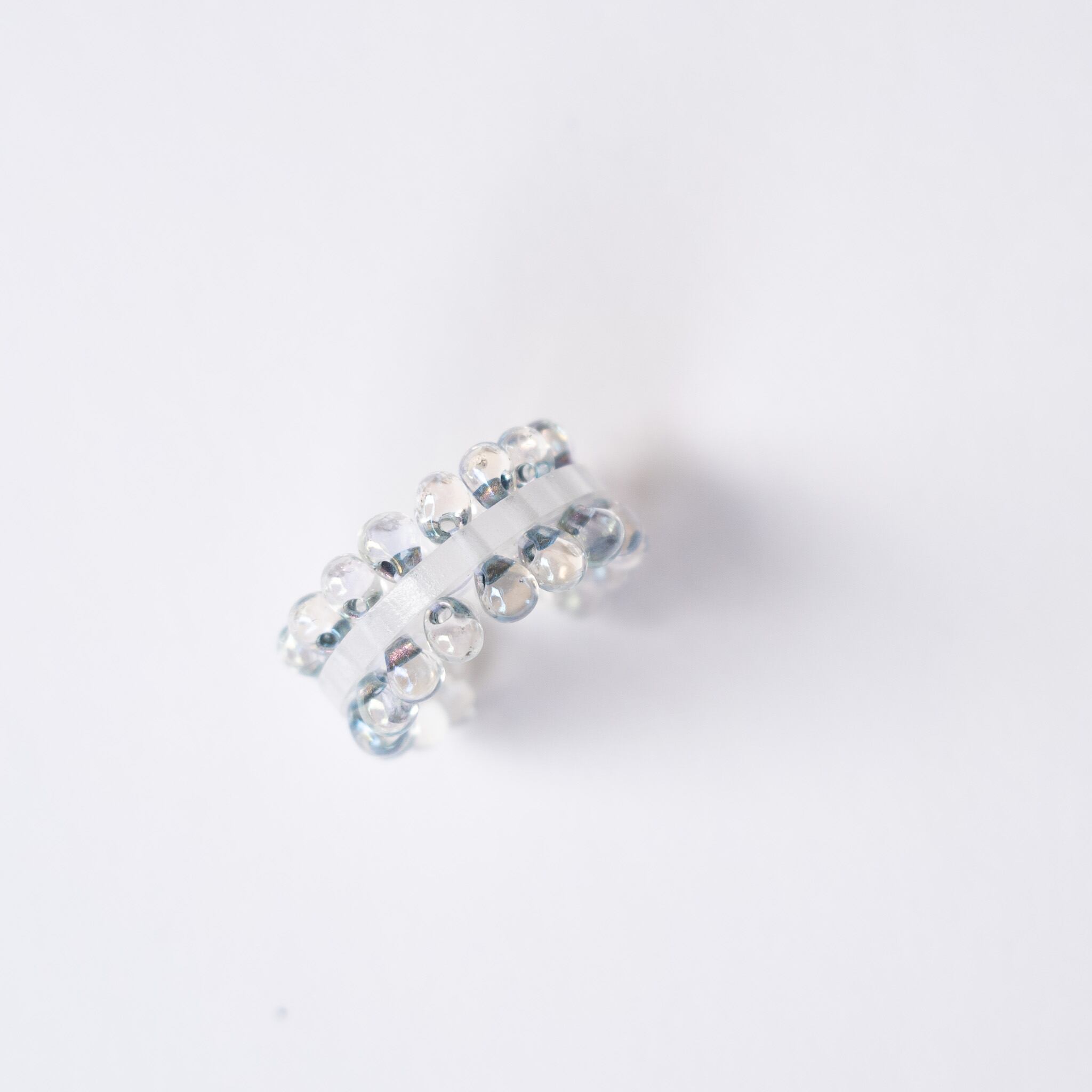 puzzle ring ear cuff [58]