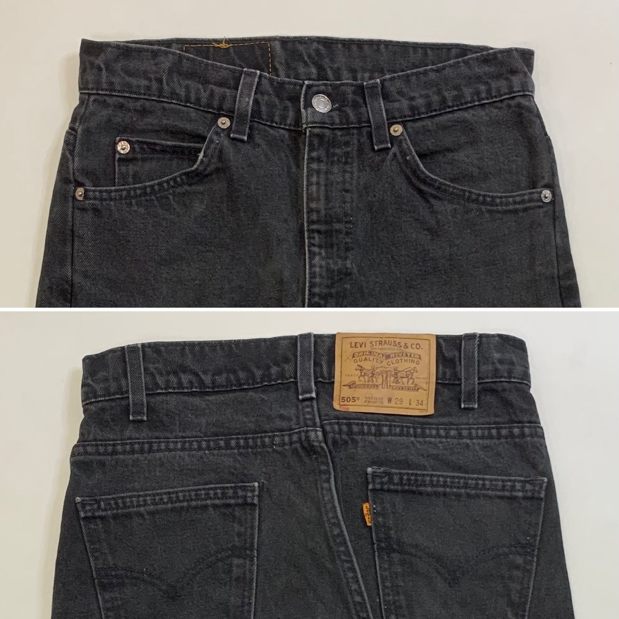 リーバイス505デニム 7749 リーバイス 505 ブラックデニム 90's USA製 W29 | San Fernando