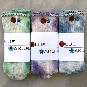 BLUE SAKURA SOCKS ［MURAZOME］