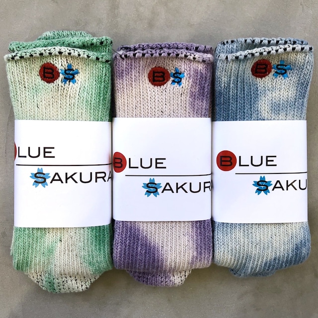 BLUE SAKURA SOCKS ［MURAZOME］