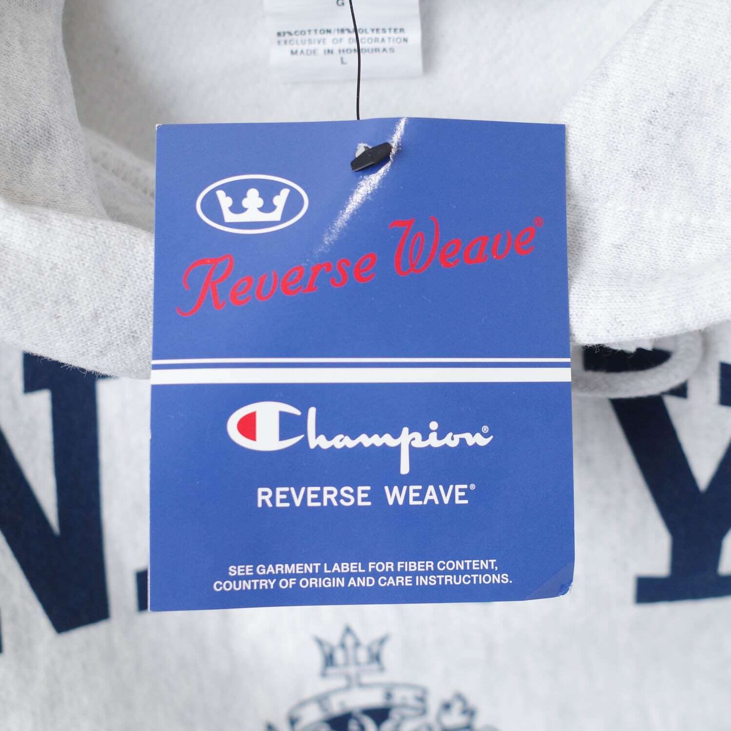 [NEW] CHAMPION USNAVY ISSUE REVERSE WEAVE HOODIE (ASH GRAY)