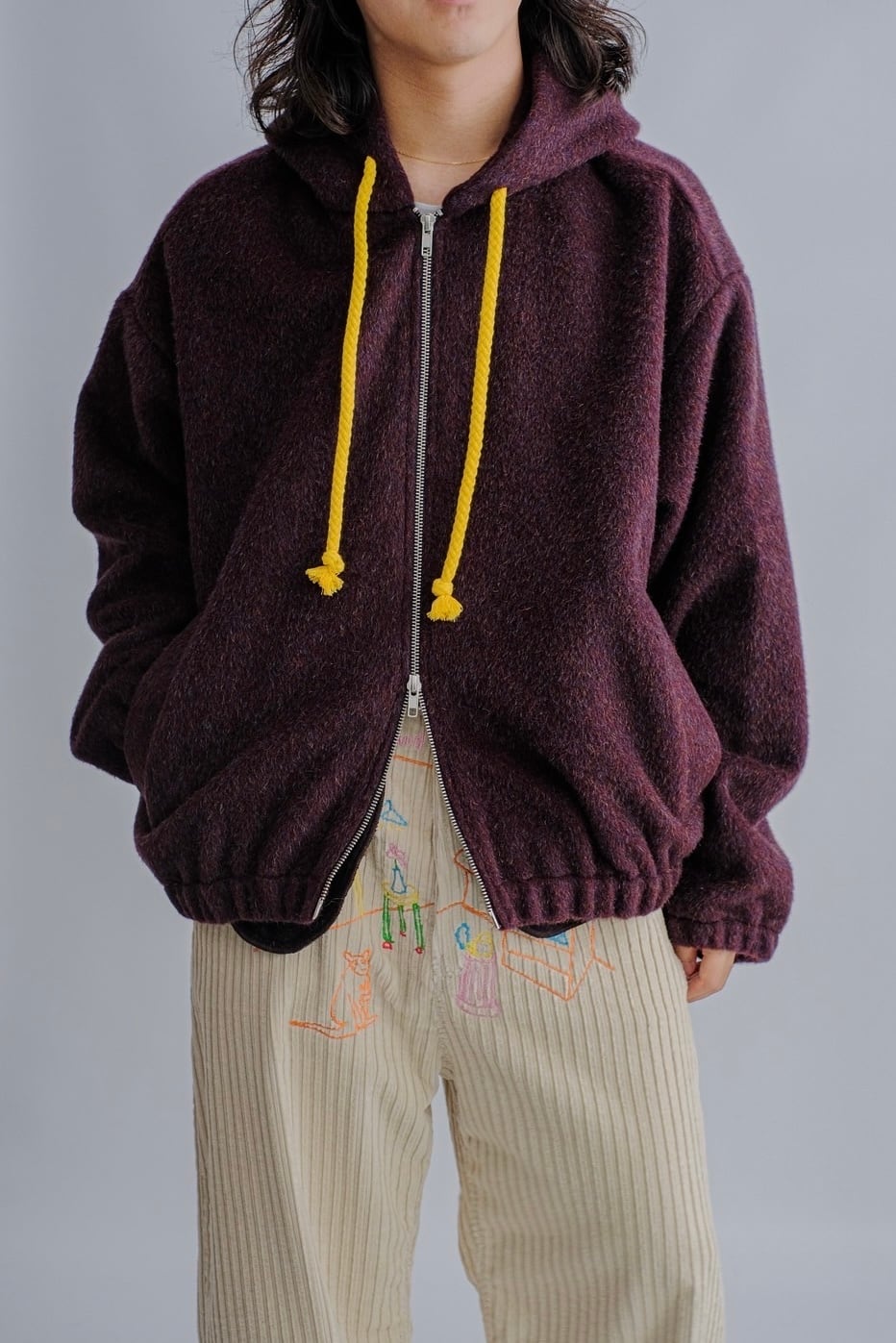 Joone Joonam】Zip Hoodie | puzzle