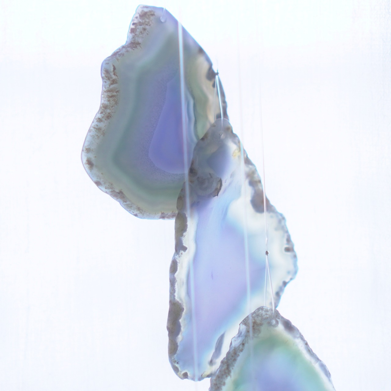 Blue Planet 07 - アゲートヒーリングチャイム / Agate Sun Catcher Wind Chime 650