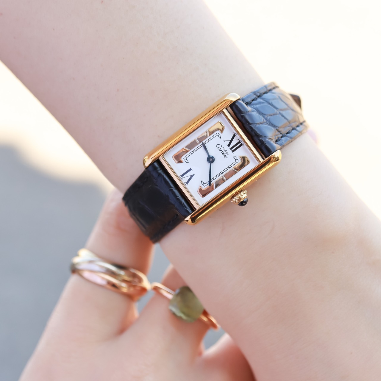 カルティエ マストタンク SM トリニティ文字盤