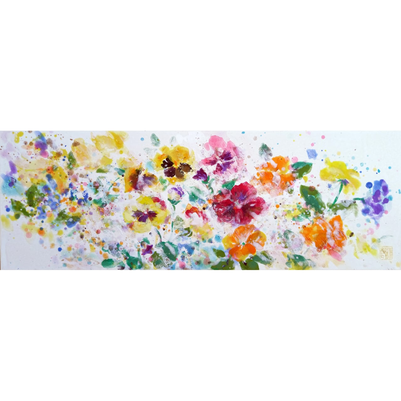 日本画 「花－辛夷」 | Kenro Art