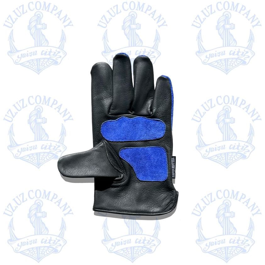 YELLOW GLOVE × UZ.UZ COMPANY / FIRE GLOVE BLACK / BLUE | UZ.UZ COMPANY