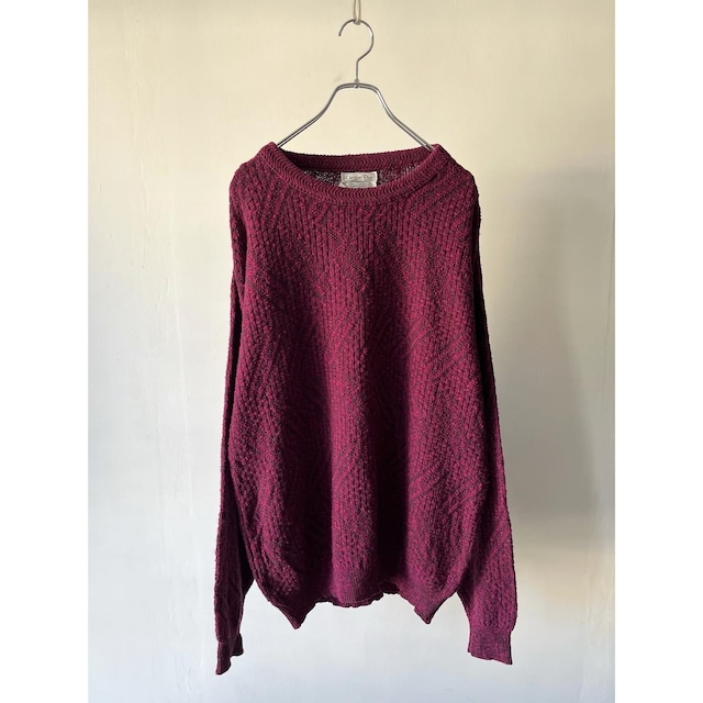 -Christian Dior-purple color brand knit