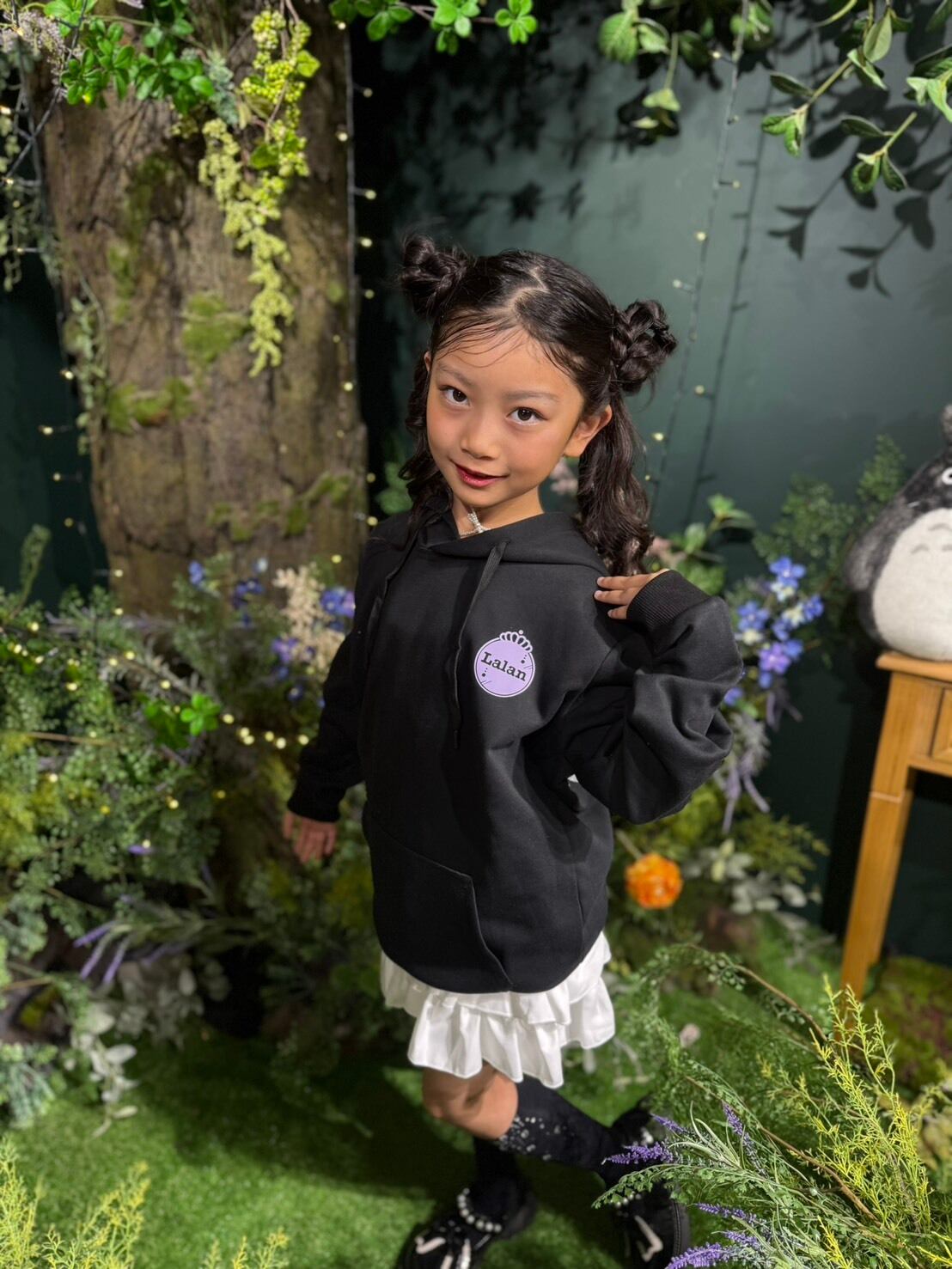 S-XL] Lalanグリッターハートパーカー ① | Lalan kids