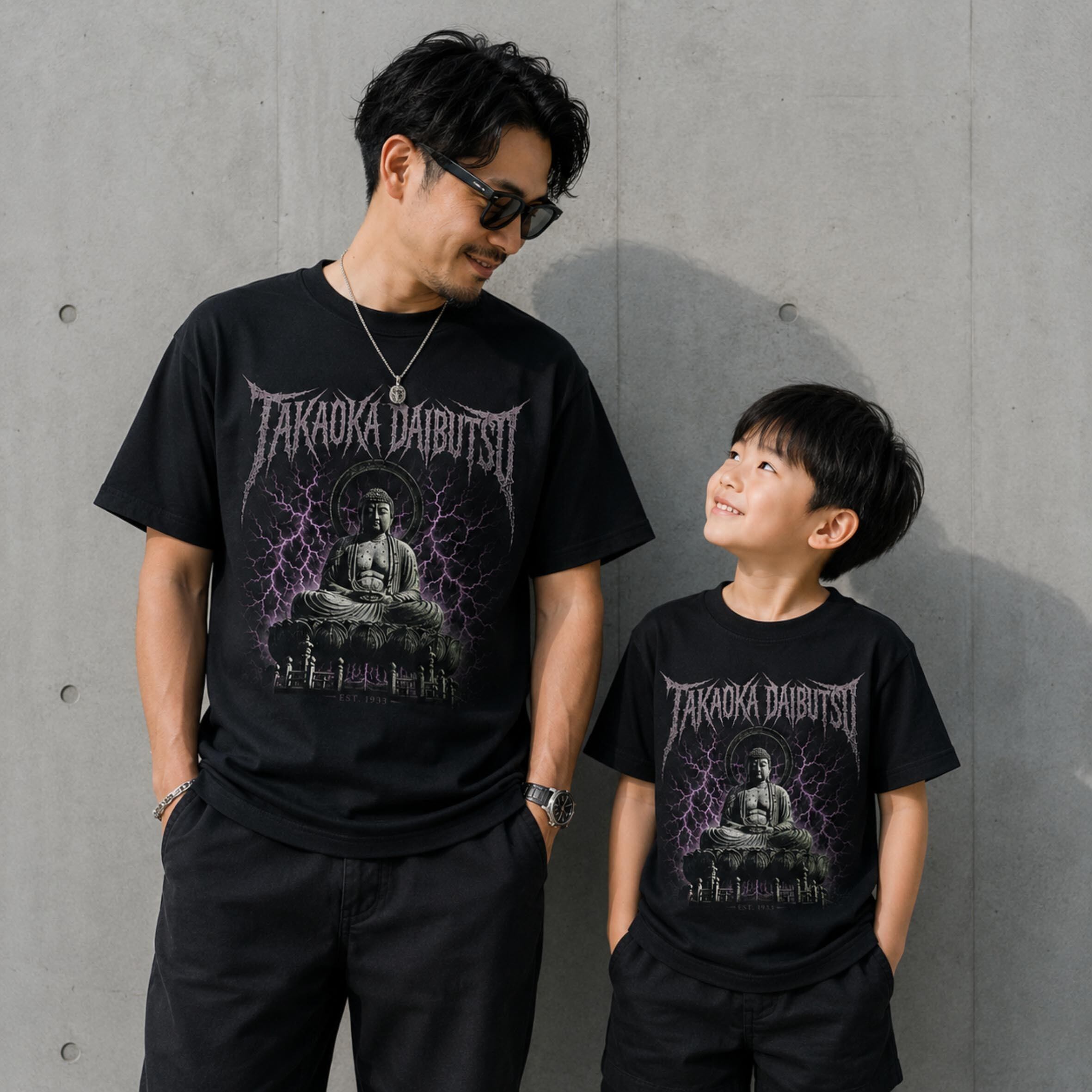 TAKAOKA DAIBUTSU "KIDS" Tシャツ