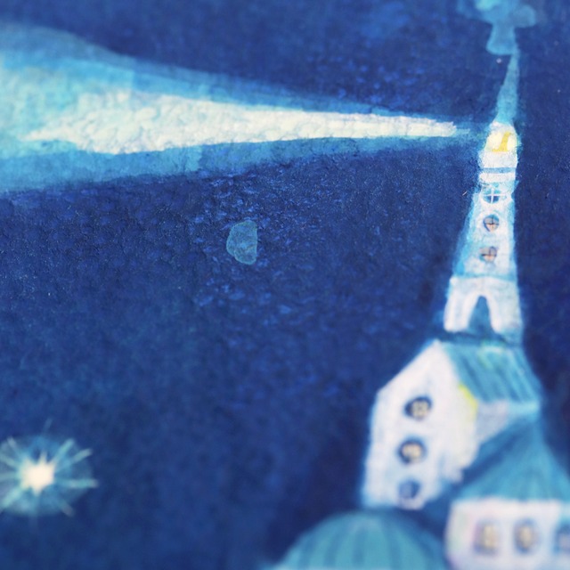 《 HASHIMOTO HIROMI 》額絵「過ぎゆく日々を灯して」