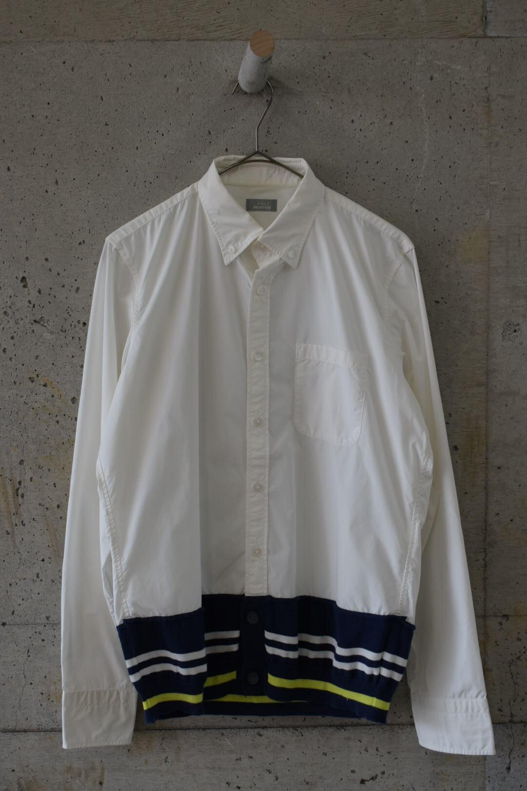 Cardigan-style shirt