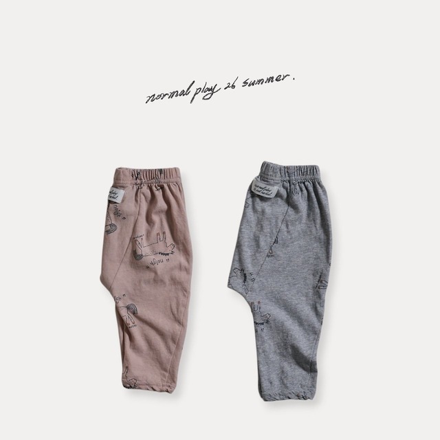 【取寄】normal play｜midsummer baggy pants｜真夏バギーパンツ｜12M-L｜kids｜26 summer