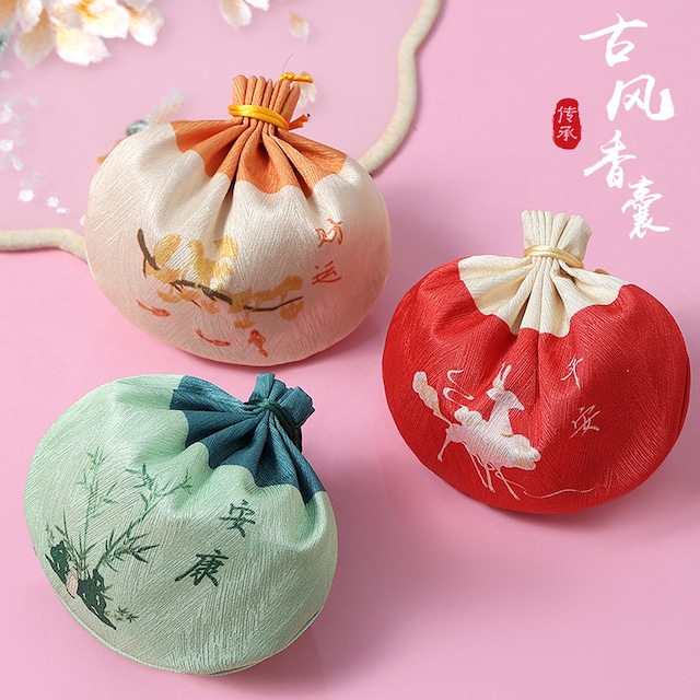 中国風サシェバッグ 空袋 10×13cm