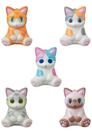 メディコム VAG Vintl Artist Gacha [シリーズ36] ちょこんとおすわりネゴラ 全5種セット ♦︎４号店商品