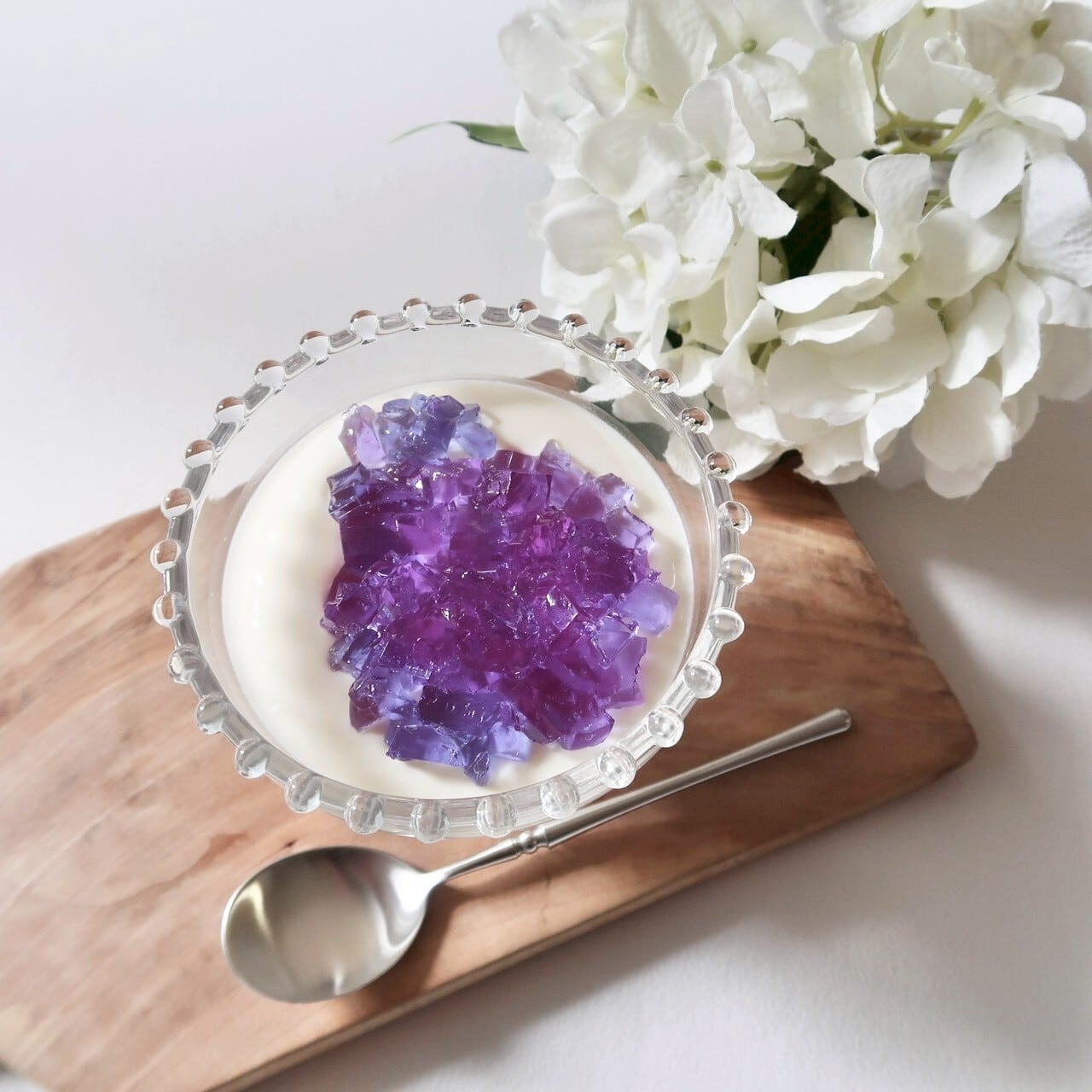 Glass compote / クリアドッド ガラスコンポート | BONNE CHANCE
