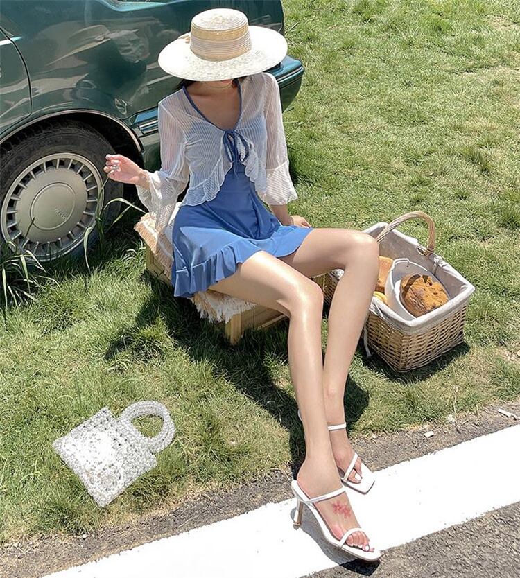 美しい 気質 sweet系 Aライン 温泉 水着 お出かけ 学生 保守的