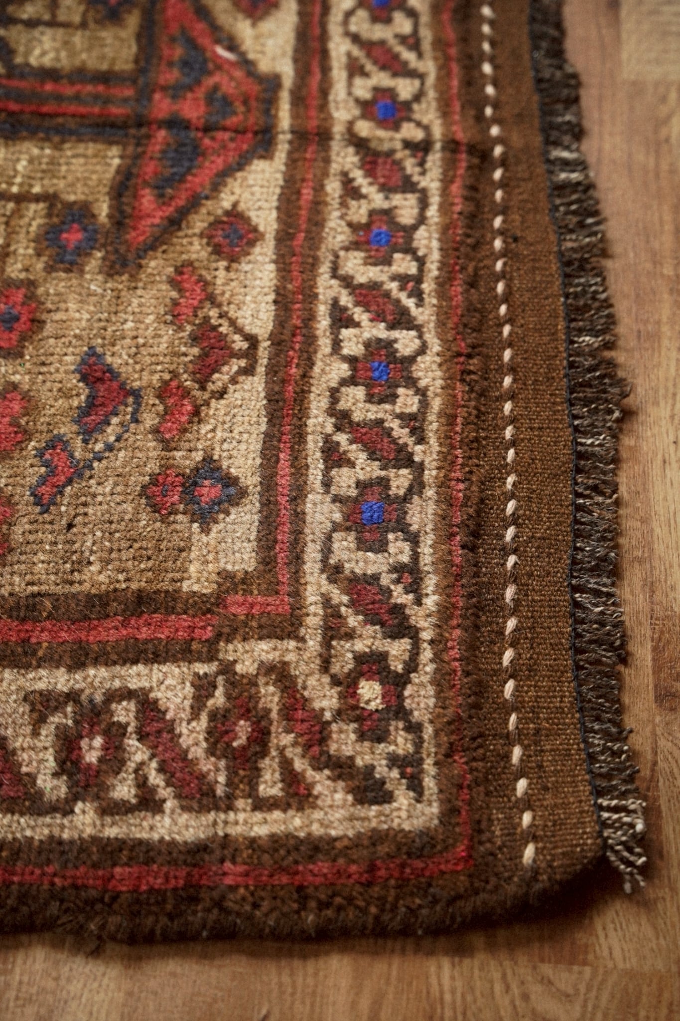 2158-Vintage Taimani rug | 手織りのヴィンテージラグ専門店 | Bahr