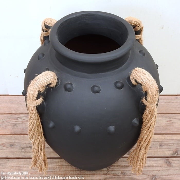 壺　オブジェ　フラワーベース　アジアンインテリア　テラコッタ 壺 オブジェ フラワーベース アジアンインテリア テラコッタ