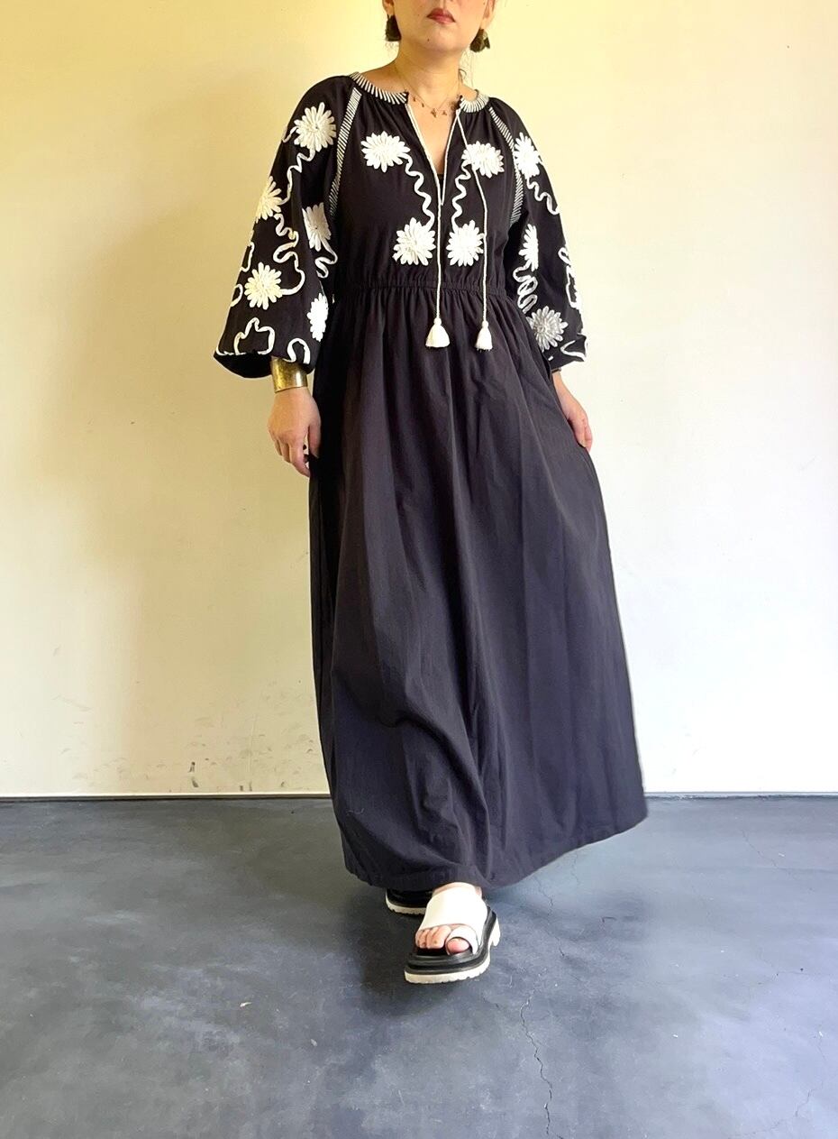 Sara mallika DEEPIKA TAPE EMB DRESS | mambo ladys