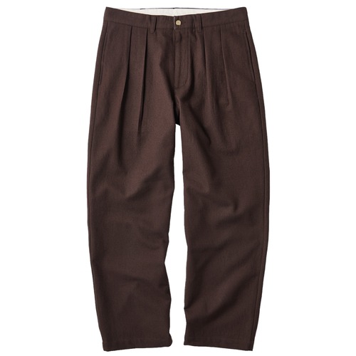 FTC / WOOL SLACKS PANT BROWN