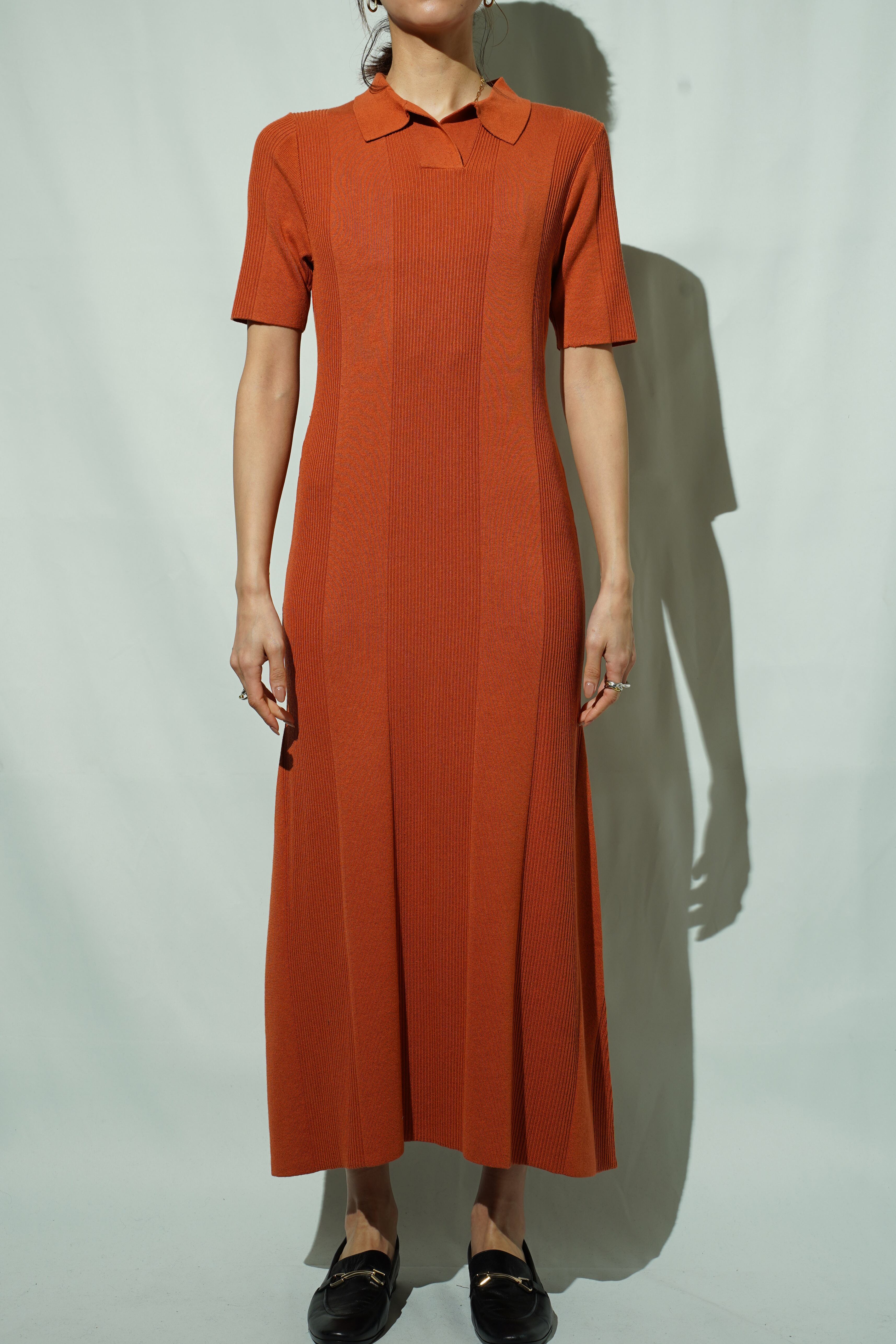 POLO COLLAR MAXI DRESS 【​CA2A-O343】 | CIEL