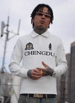 2color TGFCLUB embroidery  design polo tops