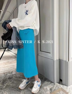 コットンロングスカート　AJ11352-5833