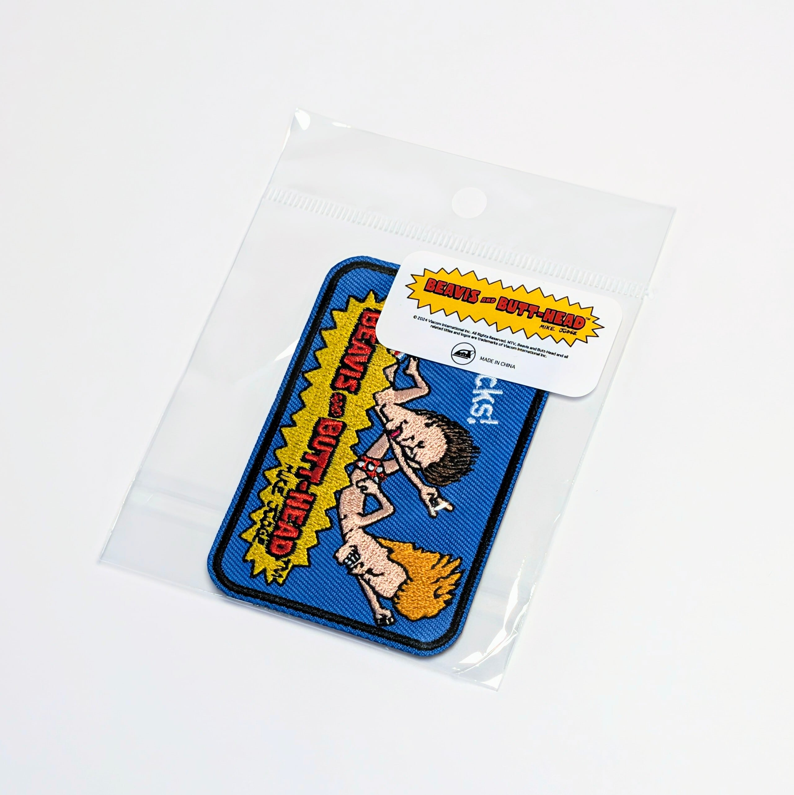 送料無料! ★刺繍アイロンワッペン★【 BEAVIS AND BUTT-HEAD(ビーバス・アンド・バットヘッド)】MTV / ワッペン / PATCH〚アメリカン雑貨 アメトイ〛